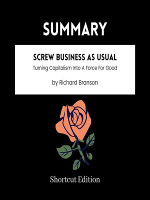 cover image of SUMMARY--Screw Business As Usual